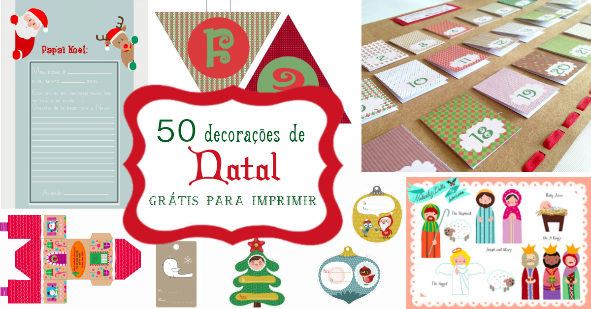 50 Desenhos de Natal para Colorir Grátis em PDF: Baixe Agora!